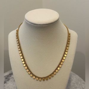 Vintage Madewell gold plated chain with geometric shapes
